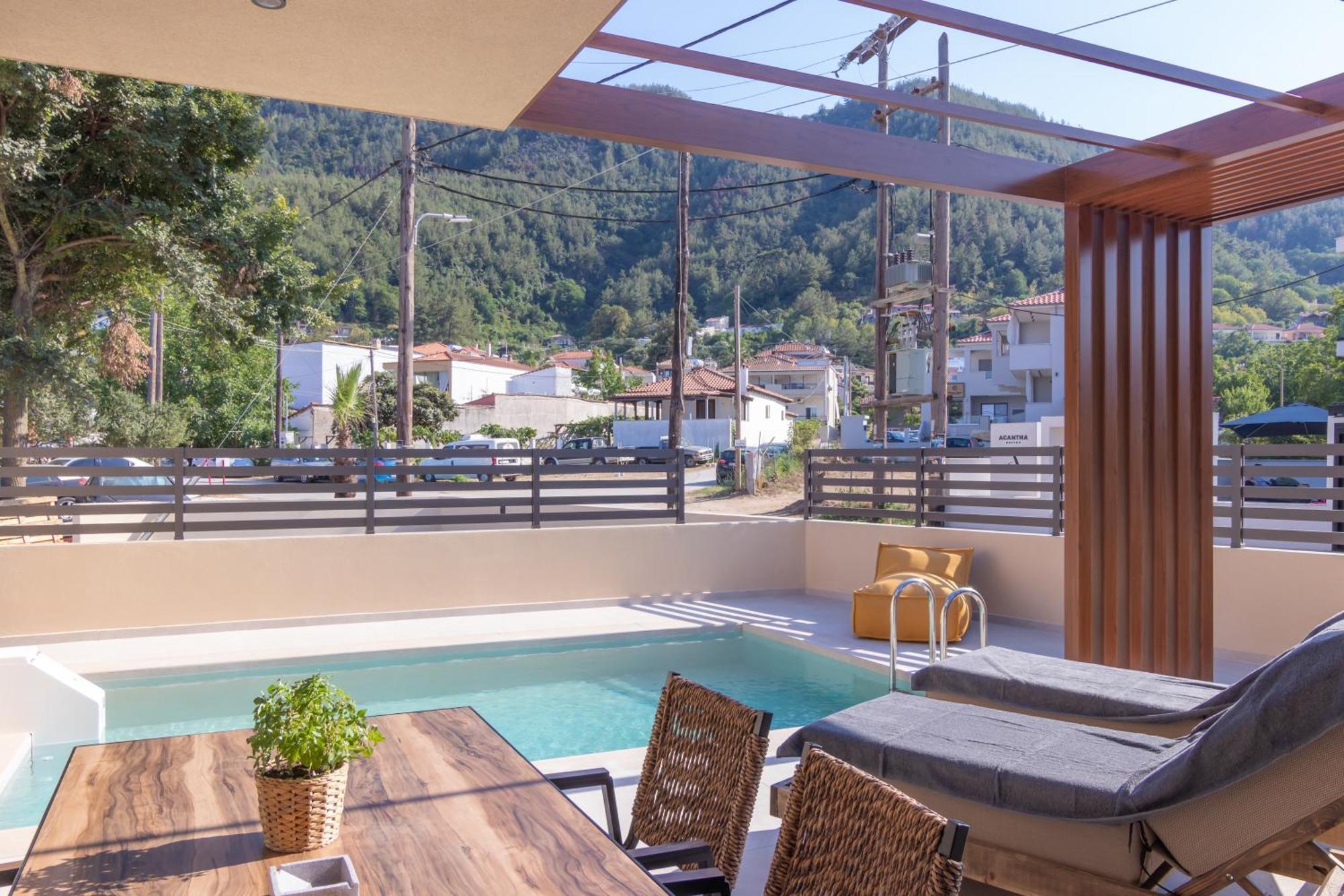 Ntinas Seaside Suites Skala Potamia  Exteriör bild