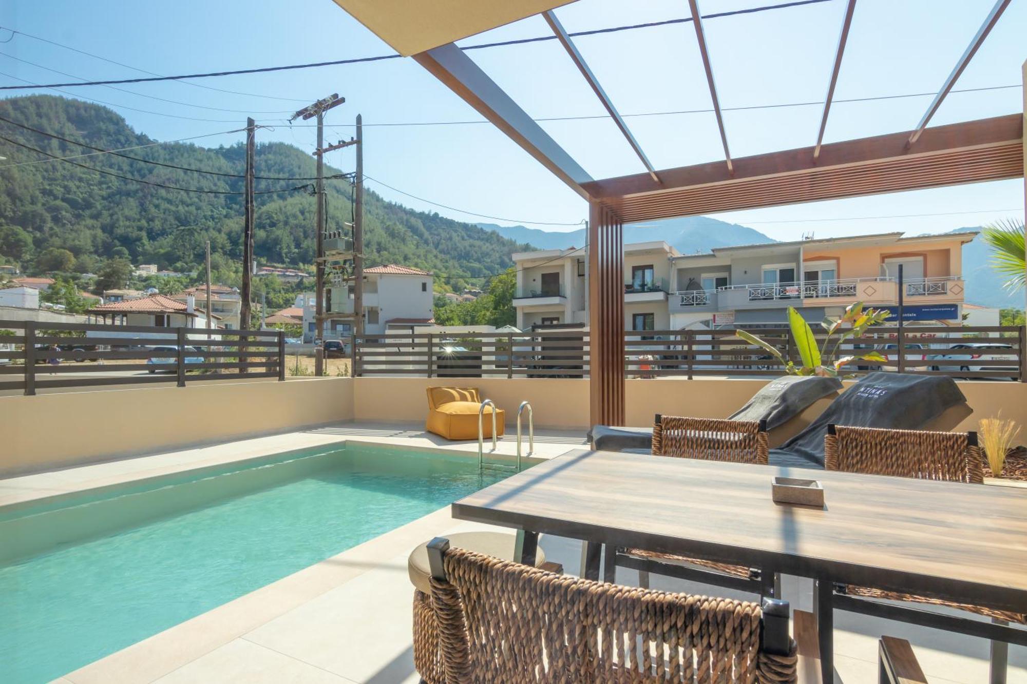 Ntinas Seaside Suites Skala Potamia  Exteriör bild