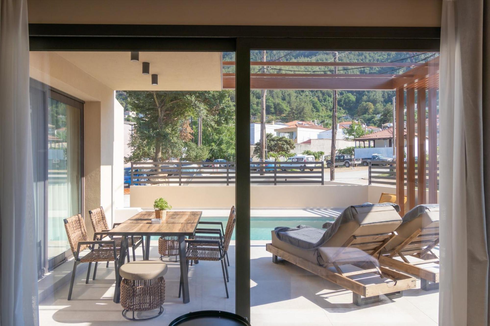 Ntinas Seaside Suites Skala Potamia  Exteriör bild