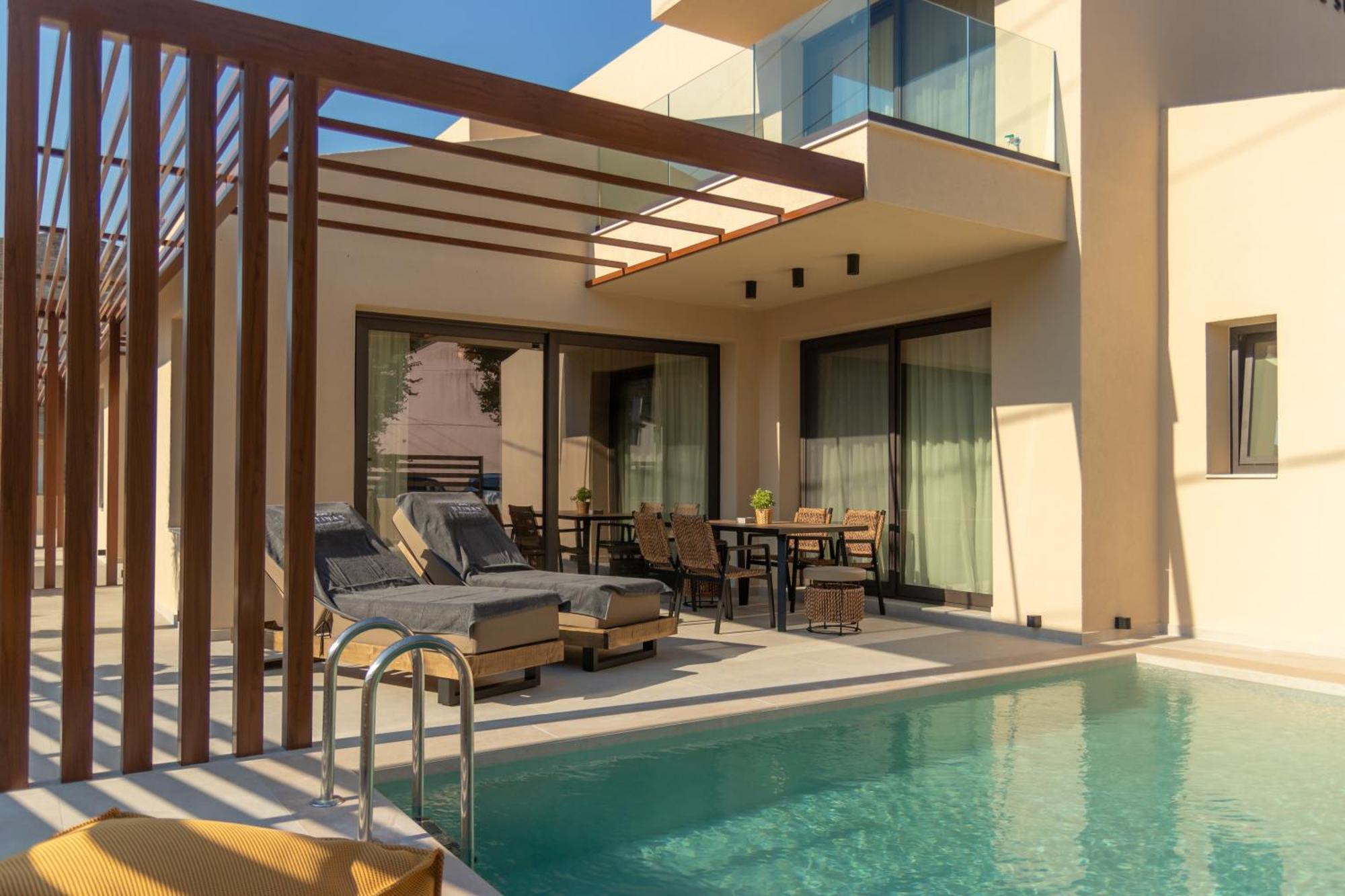 Ntinas Seaside Suites Skala Potamia  Exteriör bild